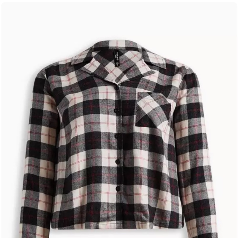 Plaid Button-Up Shirt